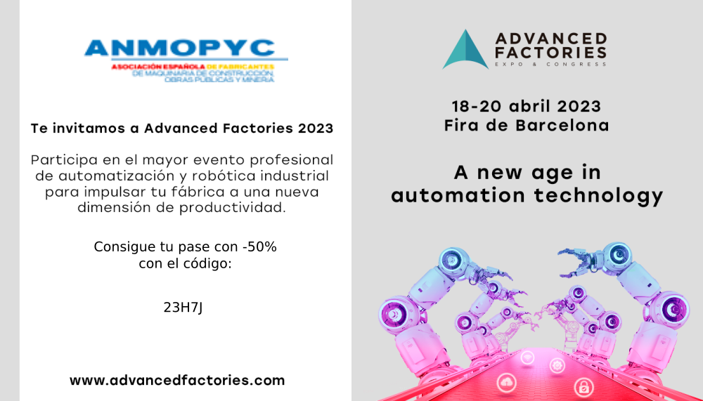 ANMOPYC te invita a Advanced Factories y AMT-Advanced Machine Tools