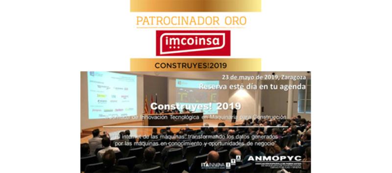 IMCOINSA patrocinador oro de Construyes! 2019