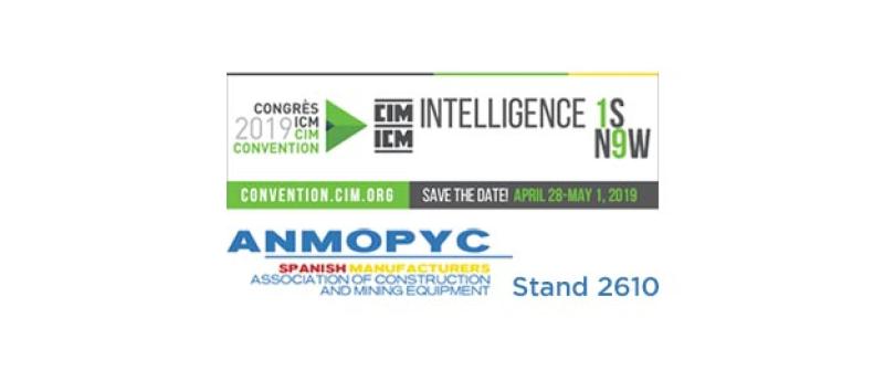 Anmopyc participará en Feria y Congreso CIM, Canadá