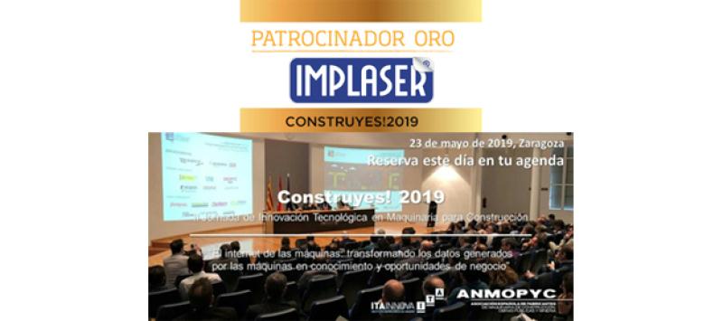 IMPLASER patrocinador oro de construyes! 2019