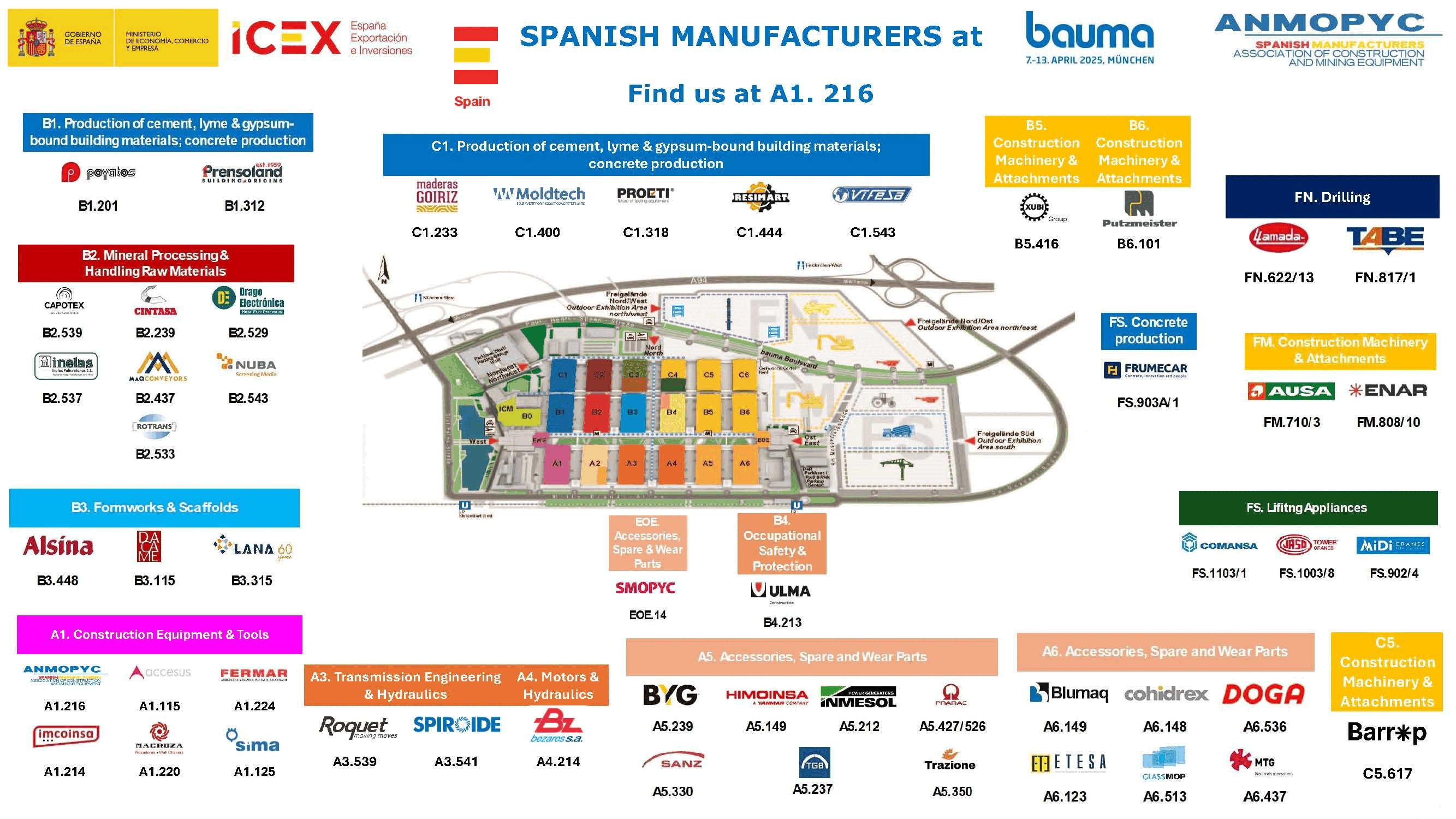 ANMOPYC Cluster at BAUMA 2025