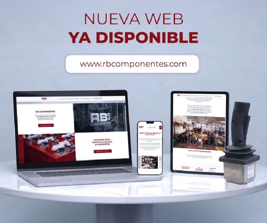 RB COMPONENTES launches its new website 