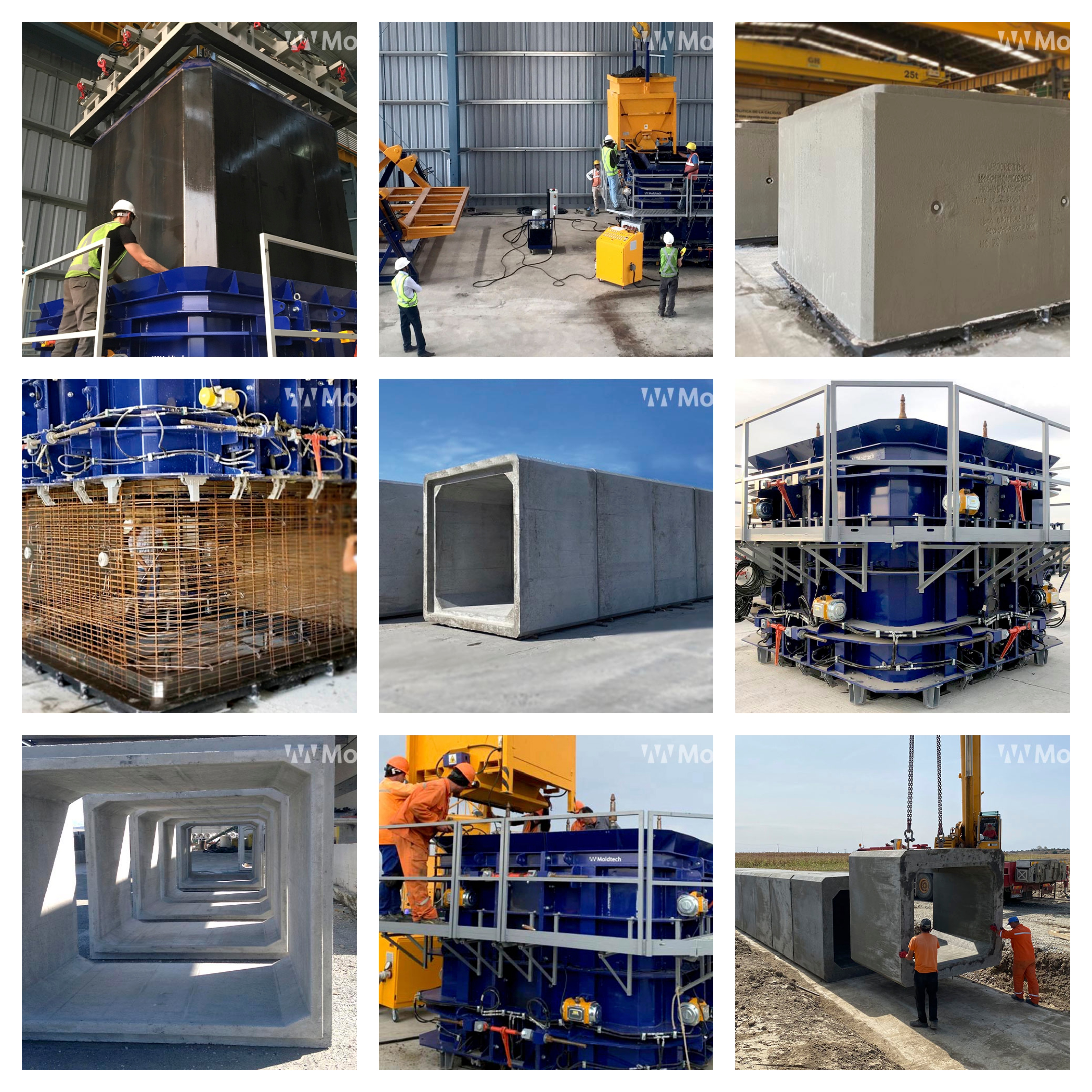 MOLDTECH MT20 modular box-culvert production equipment, the success of and idea