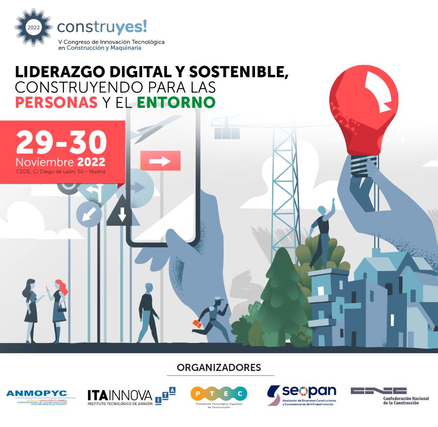 El liderazgo digital y sostenible del sector a debate en el congreso construyes! 2022